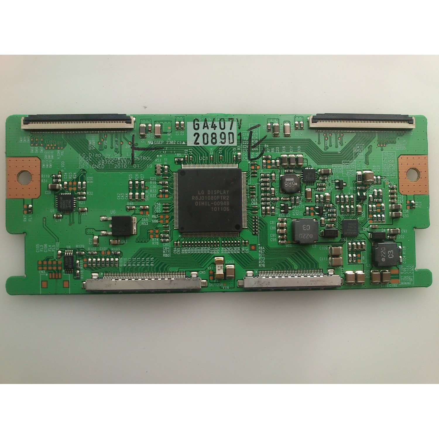 T-CON LG 6871L-2089D / 6870C-0337A / 2089D / MODELO 55LK520-UA